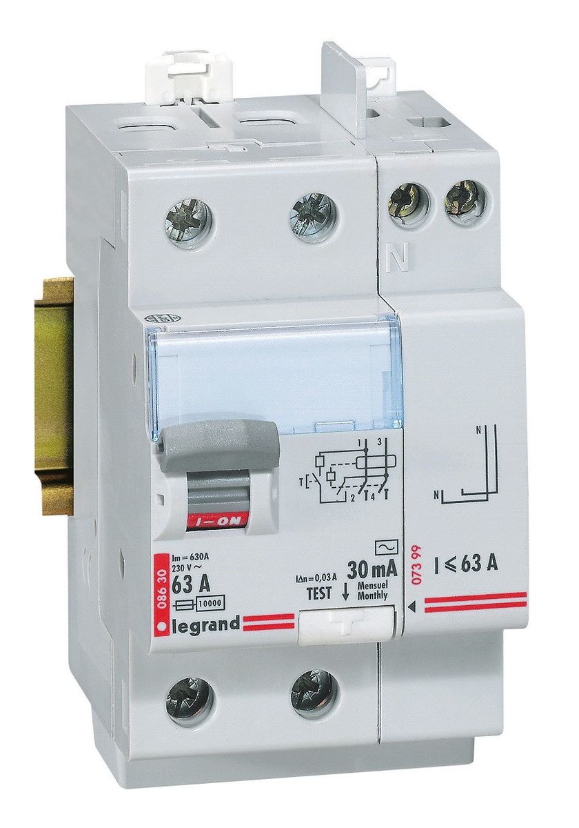Interrupteur differentiel 30mA 63A type AC LEGRAND