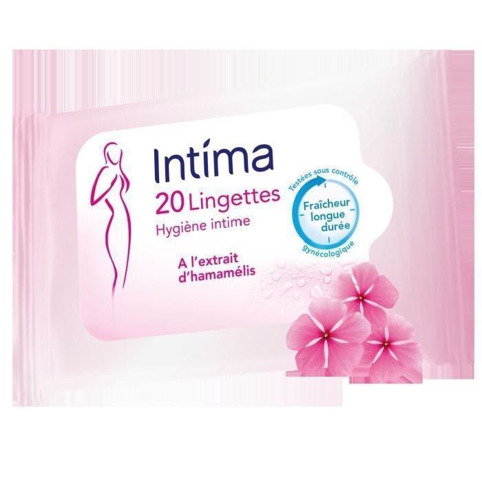 Intima - 20 Lingettes Hygiene Intime -  ...