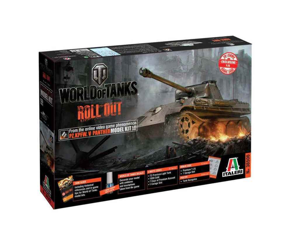 Italeri World Of Tanks Panther Type G Limited Edition