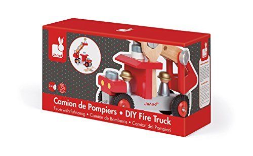 Janod - J06498 - Camion De Pompiers Bois