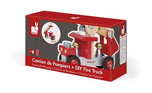 Janod - J06498 - Camion De Pompiers Bois