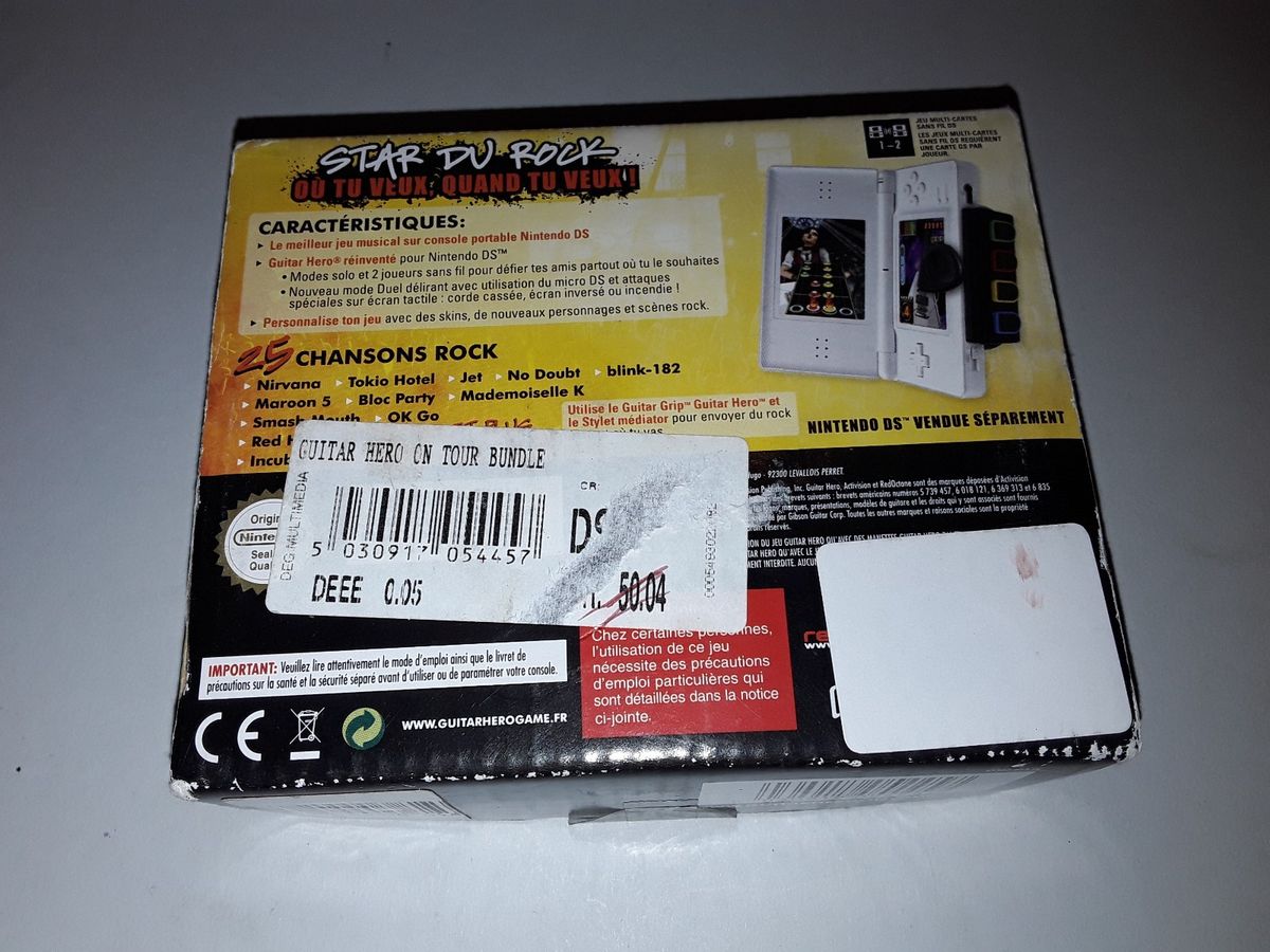 Jeu Nintendo Ds Guitar Hero On Tour Nintendo Ds / Dsi / 3ds & 2ds Complet
