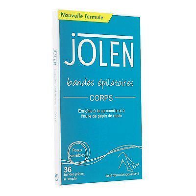 Jolen Bandes Épilatoires Corps X 36 - - Boîte 36 Bandes