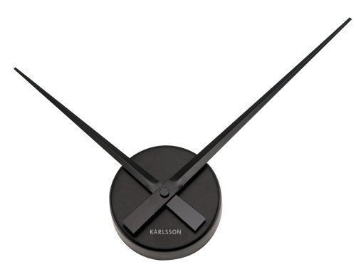 Horloge Aiguilles Noires 22cm Karlsson