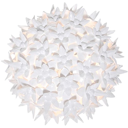 Applique Murale Ronde Blanche 28 X 22 Cm Bloom - Kartell