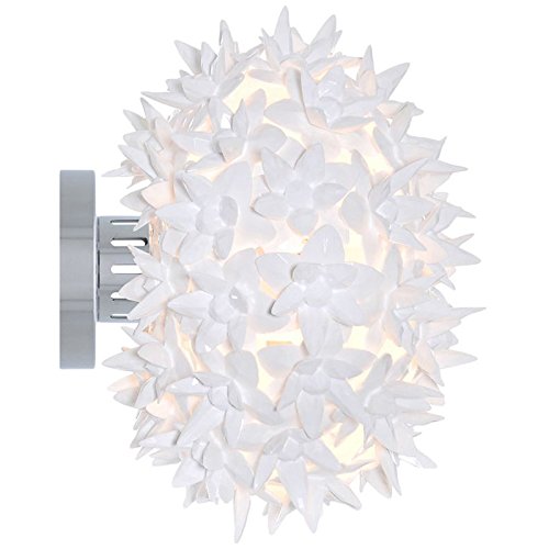 Applique Murale Ronde Blanche 28 X 22 Cm Bloom - Kartell