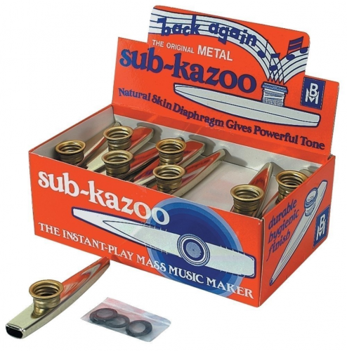 Kazoo Sub Kazoo en metal Instrument modifiant la voix 