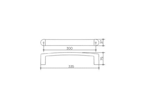 Keuco Elegance 11607010000 Barre d'appui 300 mm, chrome,