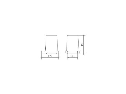 Keuco Edition 11 Verre cristal de support gobelet en verre chrome