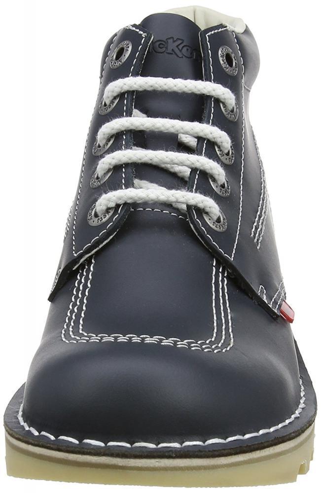 Bottines En Cuir Homme Kickers Kick Hi Homme -bleu Marine - Uk 7/eu 41 - Navy