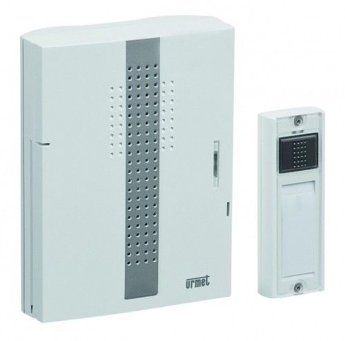 Carillon Sans Fil - Urmet - 150 M - Blanc - Volume Reglable - Pile
