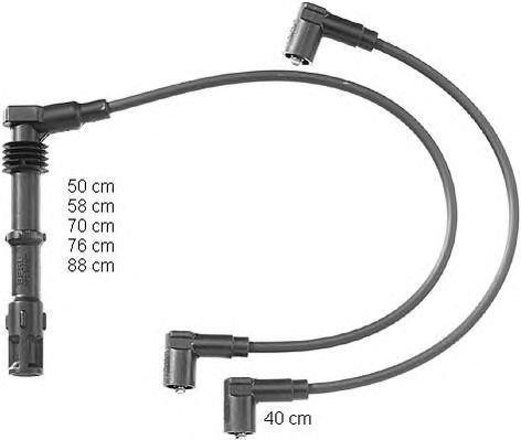 Kit de cables d'allumage BERU ZEF1127