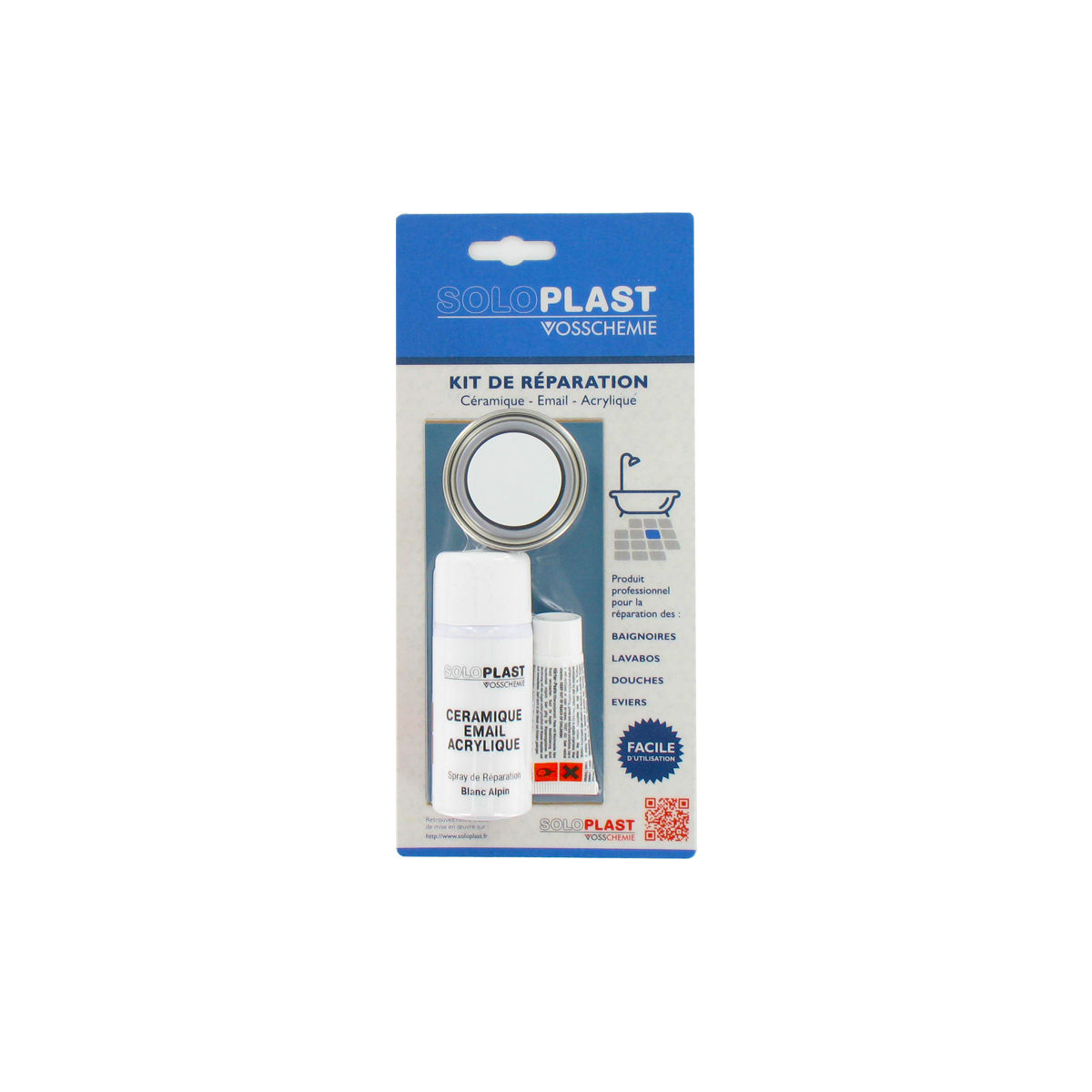 Kit de reparation sanitaire Kit reparation sanitaire SOLOPLAST, Kit