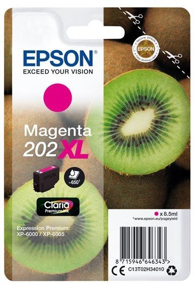 ORIGINAL Epson C13T02H34010 / 202XL - Cartouche d'encre magenta