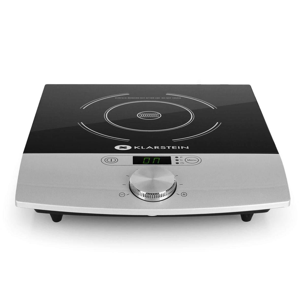 Plaque De Cuisson A Induction Klarstein Varicook Single 1800w 10 Niveaux Pour Plats De 12 26cm O