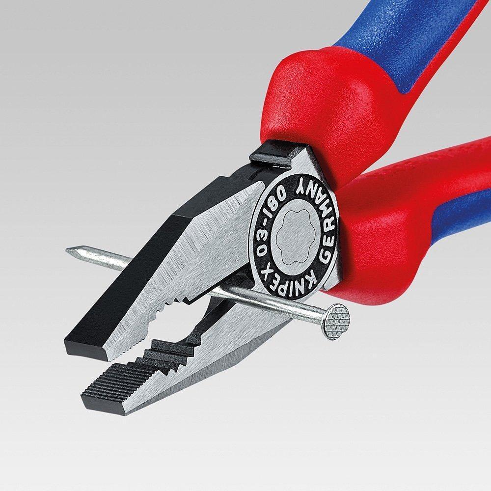 Pince Universelle - Knipex - 140mm - Acier - Rouge