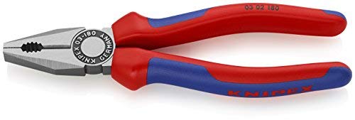 Pince Universelle - Knipex - 0302180 - Polie - Bi-matiere - 180 Mm
