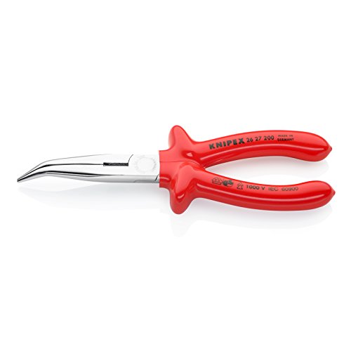 Pince A Becs Demi Ronds Coude Vde Knipex 26 27 200 Rouge