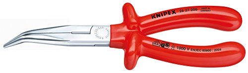 Pince A Becs Demi Ronds Coude Vde Knipex 26 27 200 Rouge
