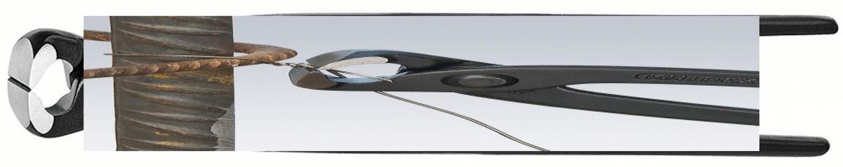 Tenaille Russe Noire Atramentisee Polie Longueur 220 Mm
