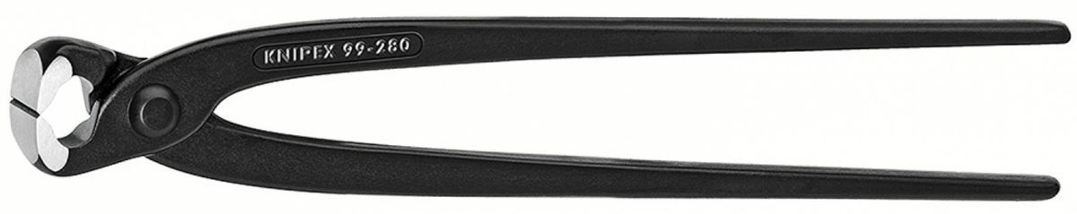 Tenaille Russe noire atramentisee polie longueur 220 mm