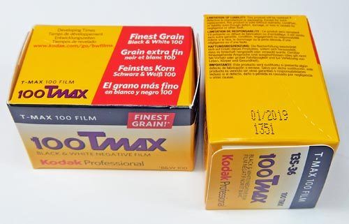 Kodak lot de 2 films TMAX 100 36 poses 100 ISO, utilisable jusqu'a janvier 2019
