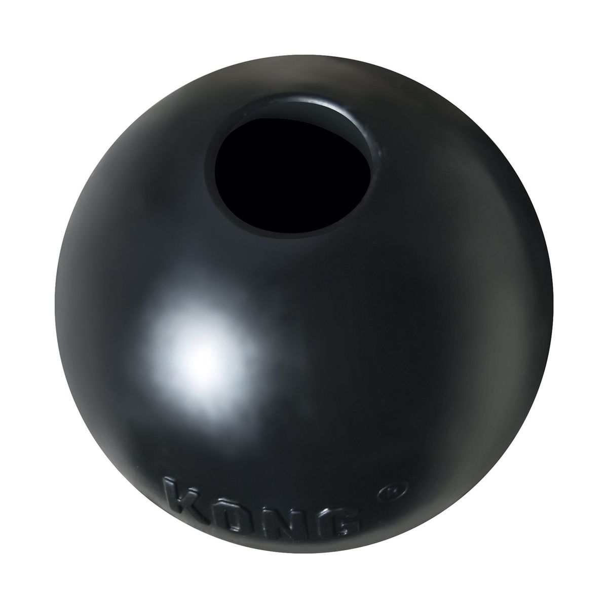 Jouet Pour Chien Kong Balle Extreme Caoutchouc Durable Taille Ml Couleur Noire