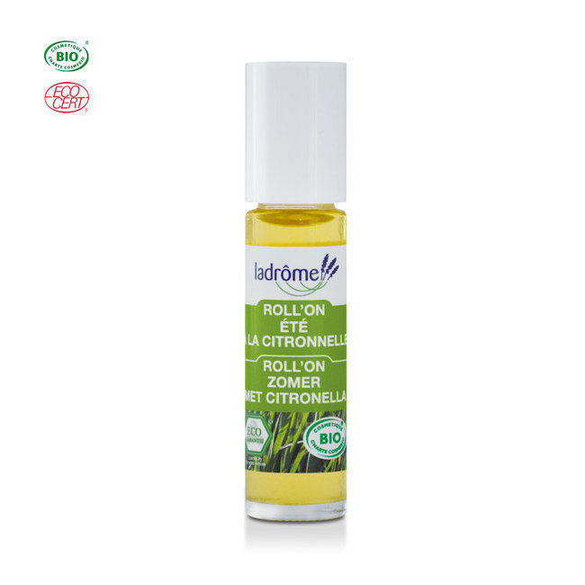Parapharmacie En Ligne  Hygiene & Premiers Soins  Produits Anti-insectes Ladrôme Roll'on Ete Citronnelle Bio 10 Ml