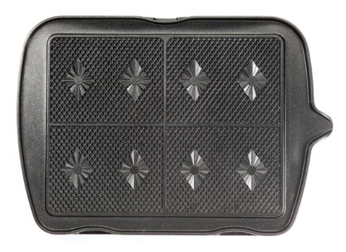 Gaufrier Lagrange Serie Premium Plaques 4 Gaufrettes Noir Compatible Lave Vaisselle