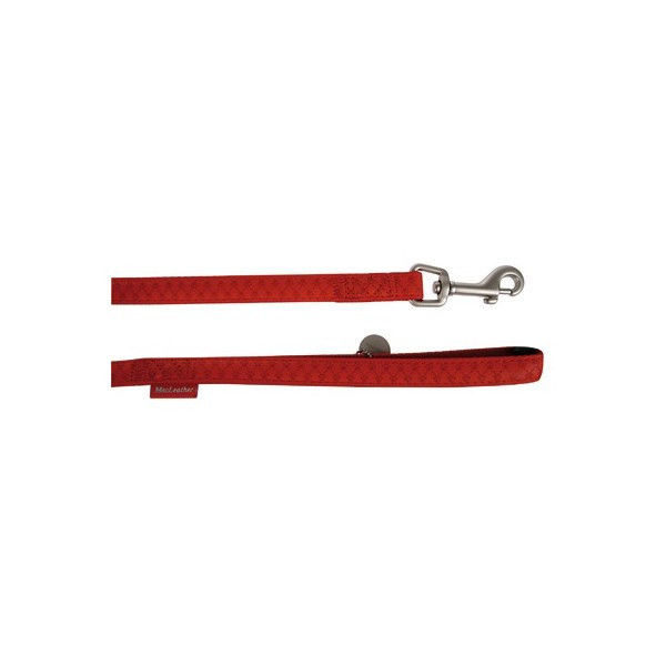 Laisse Pour Chien - Zolux - Mc - Cuir - Rouge - 120 M De Long