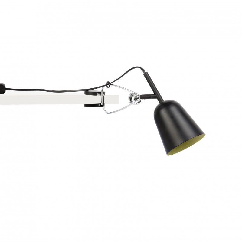 Lampe A Poser Faro Studio-lampe A Pince Metal Orientable L30cm Noir