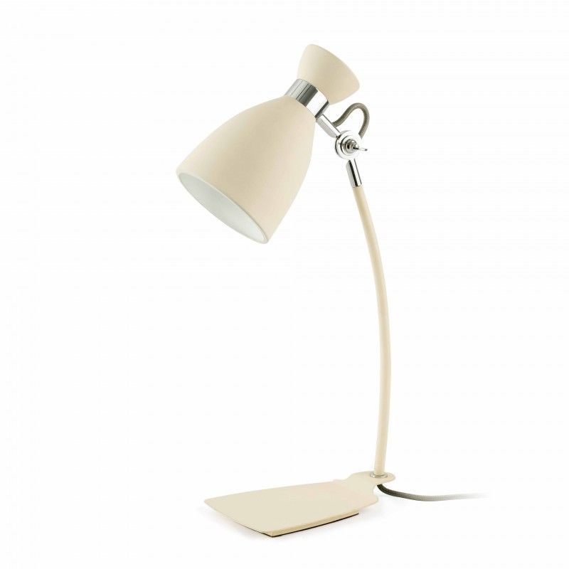 Lampe De Table Beige X E14 20w - Retro - Faro