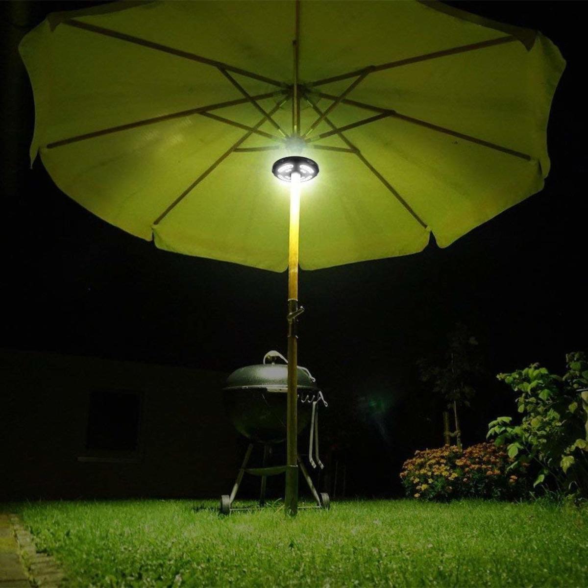 Lampe Sans Fil 28led Spot Lumineux De Parasol Batterie Intergre Et 