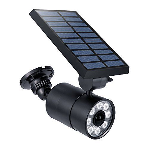 Lampe Solaire Detection De Mouvement Exterieur Jardin 8-watts Led(110w Equiva.