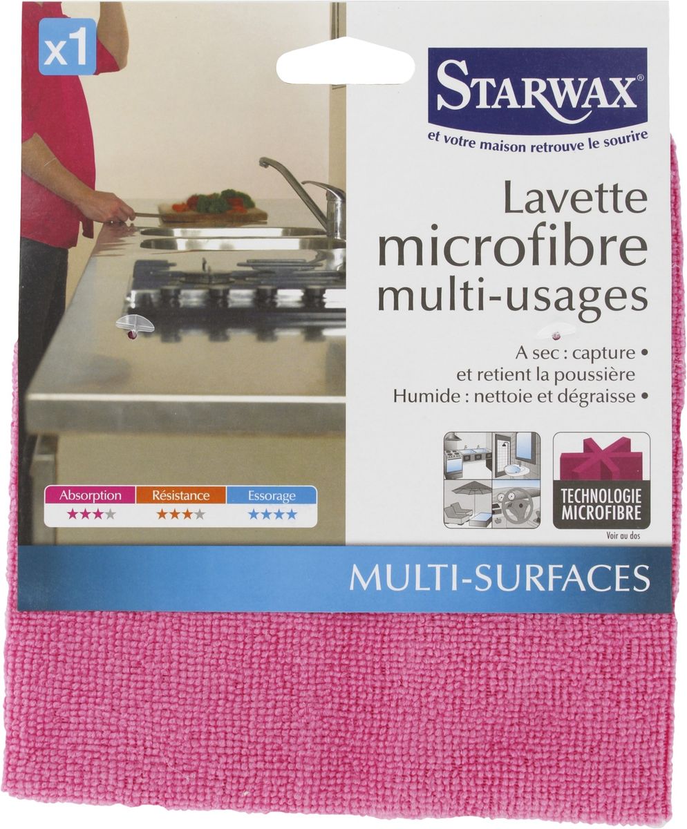 Starwax Nettoyant Starwax MICROFIBRE MULTI SURFACES