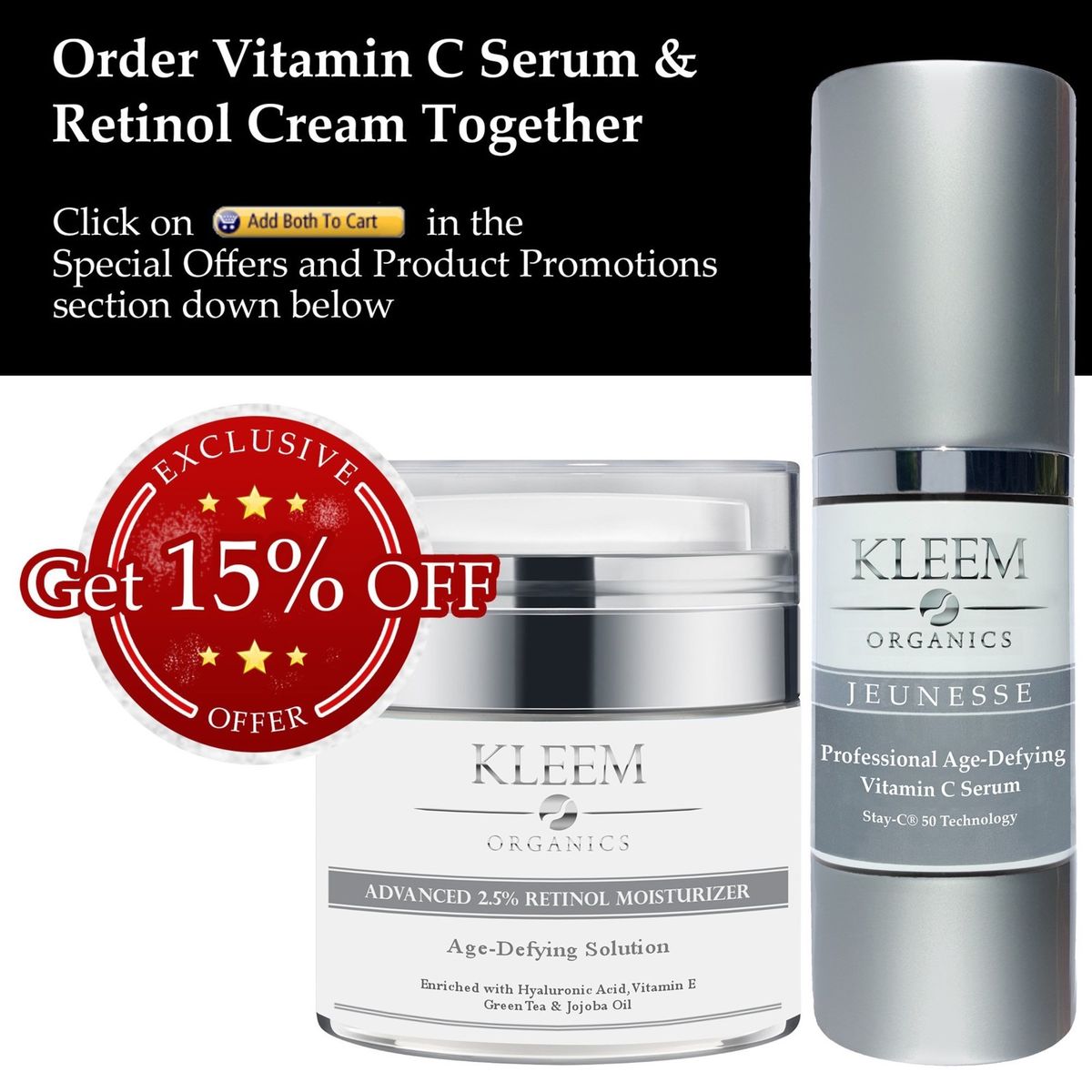 Kleem Organics Serum Vitamine C Visage A...