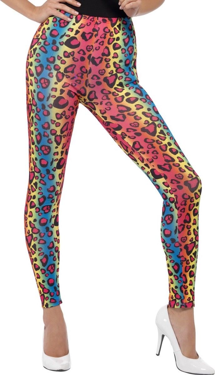 Neon Leopard Print Leggings