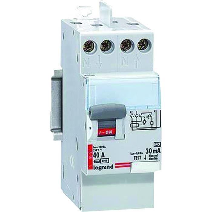 Interrupteur differentiel bipolaire - Type AC Legrand - A raccordement