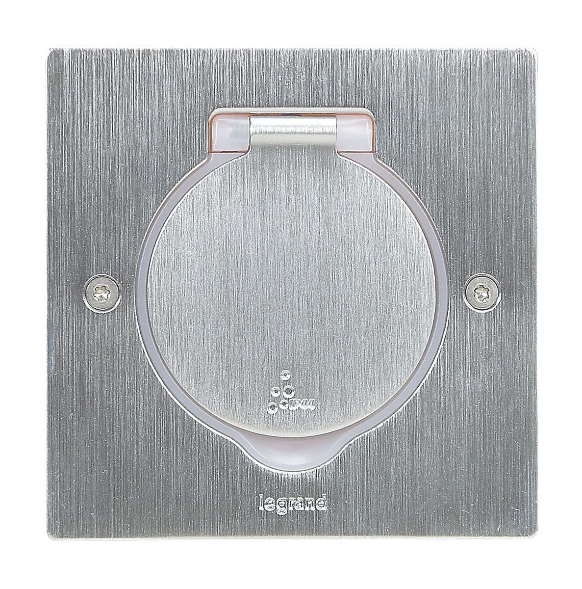 Prise Electrique - Legrand - Simple - Inox - Ip44 - A Encastrer
