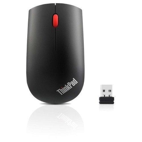 Lenovo ThinkPad Essential Wireless Mouse - Souris - laser - 3 boutons - sans fil - 2.4 GHz - recepteur sans fil USB - pour ThinkCentre M625, M71X, ThinkPad L380, L380 Yoga, L580, P52, T480, X380 Yoga, V330-15