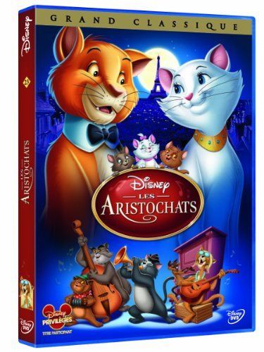 Dvd Les Aristochats - Disney Classiques - Reitherman Wolfgang - Enfant - Francais - Dessin Anime