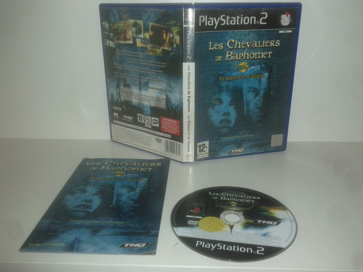 Thq Les Chevaliers De Baphomet Le Manuscrit De Voynich Ps2