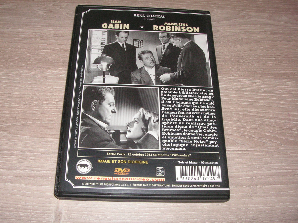 Dvd Rene Chateau Leur Derniere Nuit - G. Lacombe (2004) Gabin - Robinson Neuf