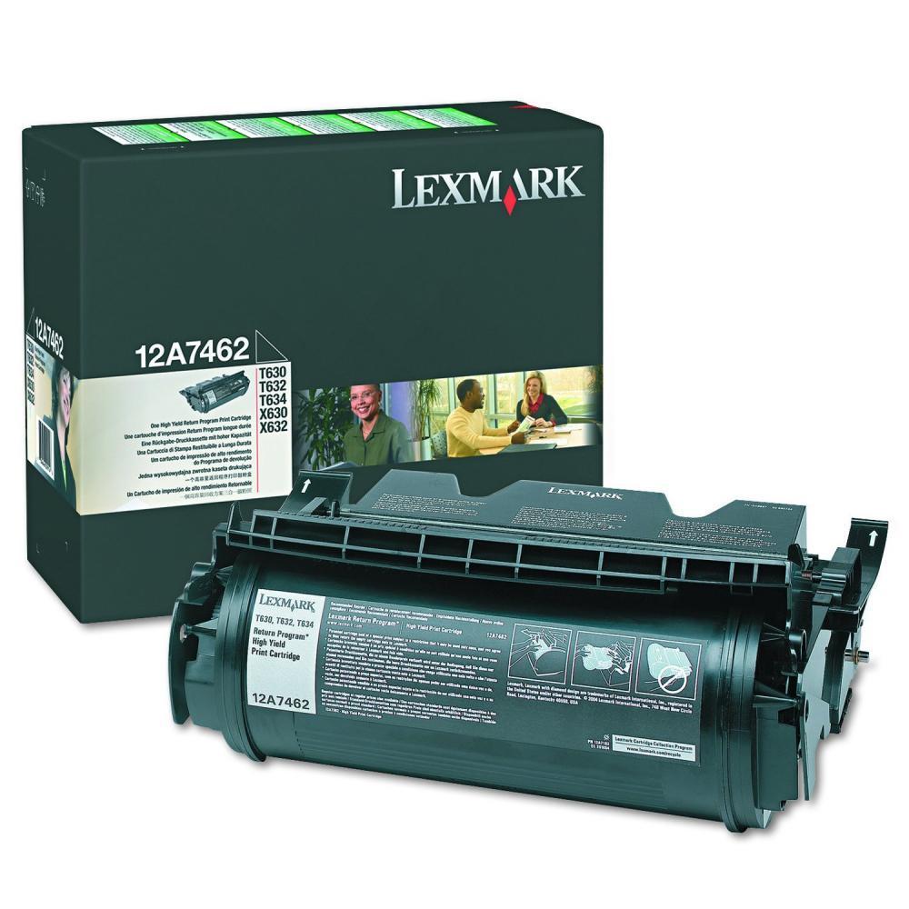 Lexmark Toner Original 12a N 12a7462 - Noir