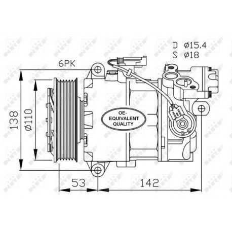 Compresseur, climatisation NRF 32463
