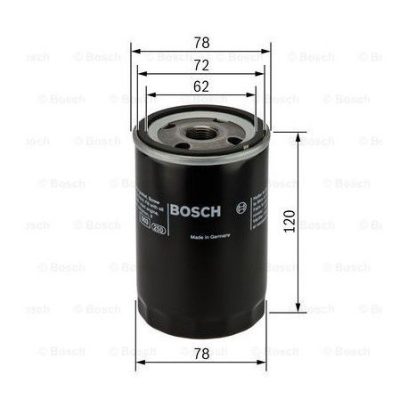 Bosch P3369 - Filtre A Huile Auto