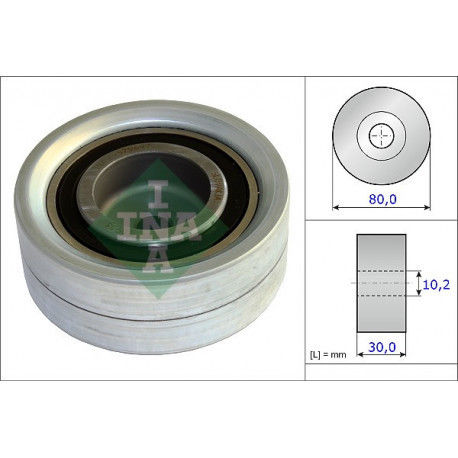 Lg Poulie renvoi/transmission, courroie de distribution INA 532058210