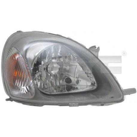 PHARE PASSAGER DROIT CHROME AVEC MOTEUR TOYOTA YARIS CP10 DE 4/1999 A 2/2003