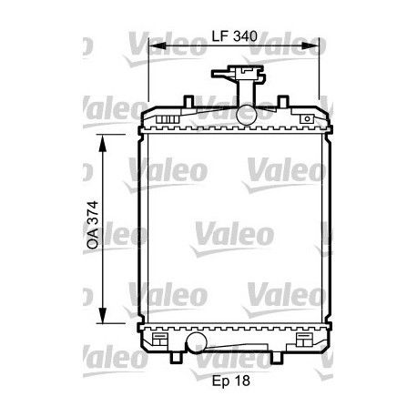Radiateur de refroidissement VALEO 735072