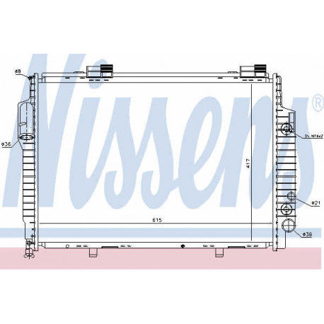 Nissens 62616 Radiateur Refroidissement